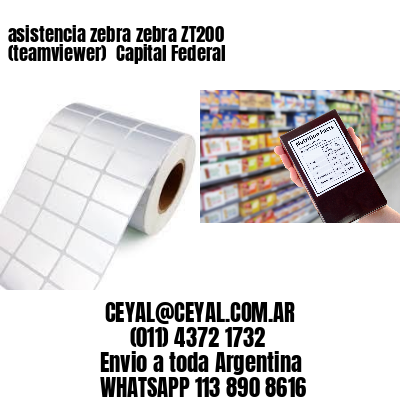 asistencia zebra zebra ZT200 (teamviewer)  Capital Federal
