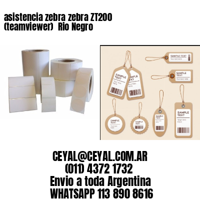 asistencia zebra zebra ZT200 (teamviewer)  Rio Negro
