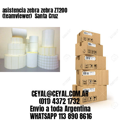 asistencia zebra zebra ZT200 (teamviewer)  Santa Cruz