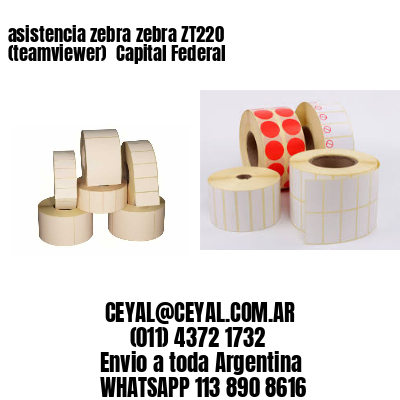 asistencia zebra zebra ZT220 (teamviewer)  Capital Federal