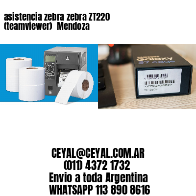 asistencia zebra zebra ZT220 (teamviewer)  Mendoza