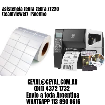 asistencia zebra zebra ZT220 (teamviewer)  Palermo