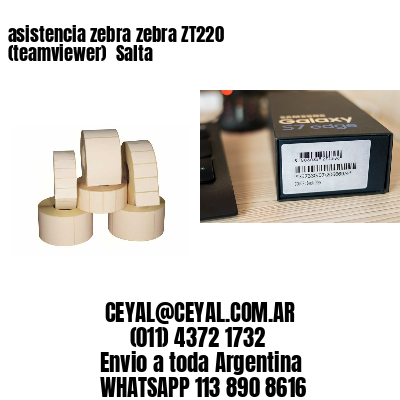 asistencia zebra zebra ZT220 (teamviewer)  Salta
