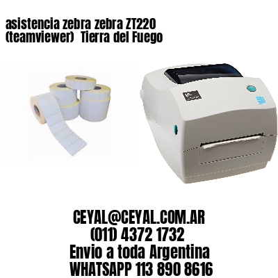 asistencia zebra zebra ZT220 (teamviewer)  Tierra del Fuego