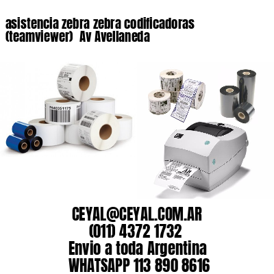 asistencia zebra zebra codificadoras (teamviewer)  Av Avellaneda