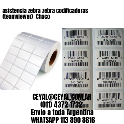 asistencia zebra zebra codificadoras (teamviewer)  Chaco