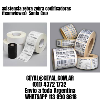 asistencia zebra zebra codificadoras (teamviewer)  Santa Cruz