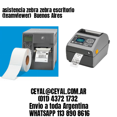 asistencia zebra zebra escritorio (teamviewer)  Buenos Aires