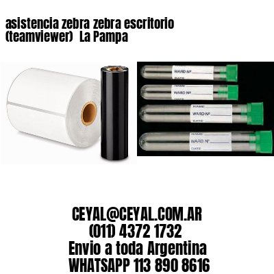 asistencia zebra zebra escritorio (teamviewer)  La Pampa