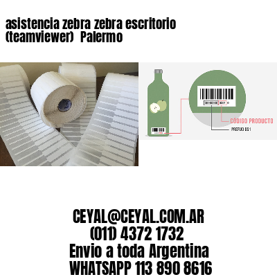 asistencia zebra zebra escritorio (teamviewer)  Palermo