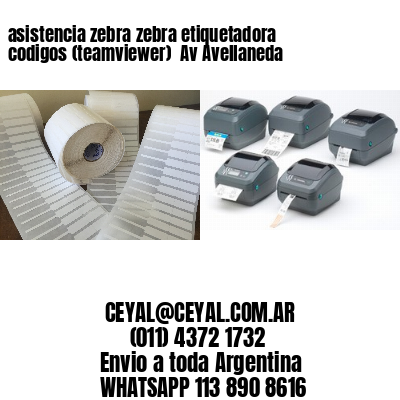 asistencia zebra zebra etiquetadora codigos (teamviewer)  Av Avellaneda