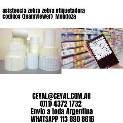 asistencia zebra zebra etiquetadora codigos (teamviewer)  Mendoza