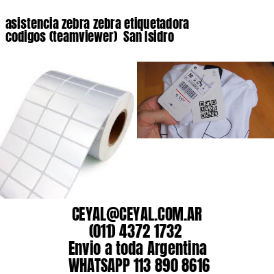 asistencia zebra zebra etiquetadora codigos (teamviewer)  San Isidro