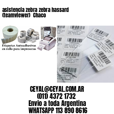asistencia zebra zebra hassard (teamviewer)  Chaco
