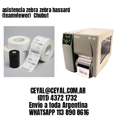 asistencia zebra zebra hassard (teamviewer)  Chubut