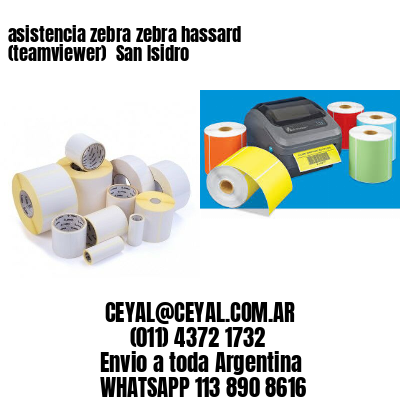 asistencia zebra zebra hassard (teamviewer)  San Isidro
