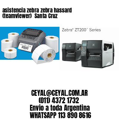 asistencia zebra zebra hassard (teamviewer)  Santa Cruz