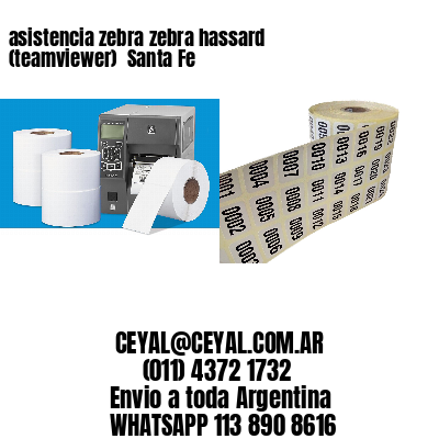 asistencia zebra zebra hassard (teamviewer)  Santa Fe