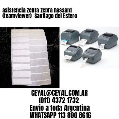 asistencia zebra zebra hassard (teamviewer)  Santiago del Estero