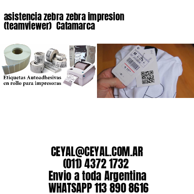 asistencia zebra zebra impresion (teamviewer)  Catamarca