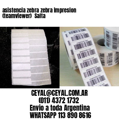 asistencia zebra zebra impresion (teamviewer)  Salta