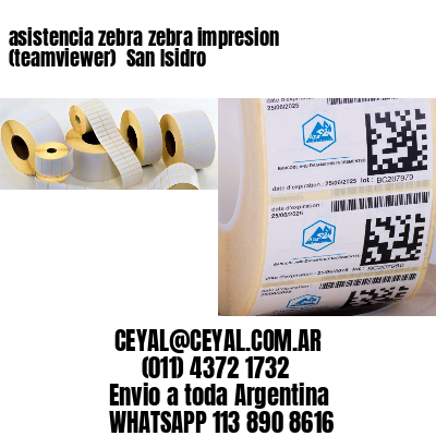 asistencia zebra zebra impresion (teamviewer)  San Isidro
