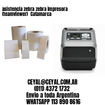asistencia zebra zebra impresora (teamviewer)  Catamarca