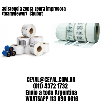 asistencia zebra zebra impresora (teamviewer)  Chubut