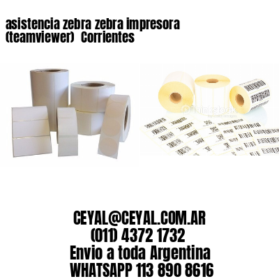 asistencia zebra zebra impresora (teamviewer)  Corrientes