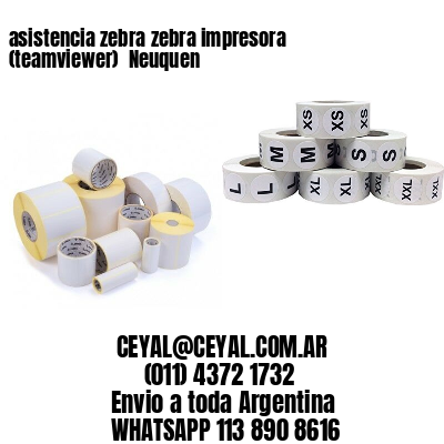 asistencia zebra zebra impresora (teamviewer)  Neuquen