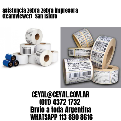 asistencia zebra zebra impresora (teamviewer)  San Isidro