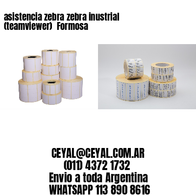 asistencia zebra zebra inustrial (teamviewer)  Formosa