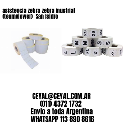 asistencia zebra zebra inustrial (teamviewer)  San Isidro
