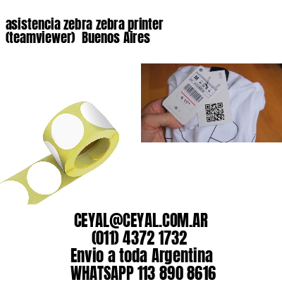 asistencia zebra zebra printer (teamviewer)  Buenos Aires