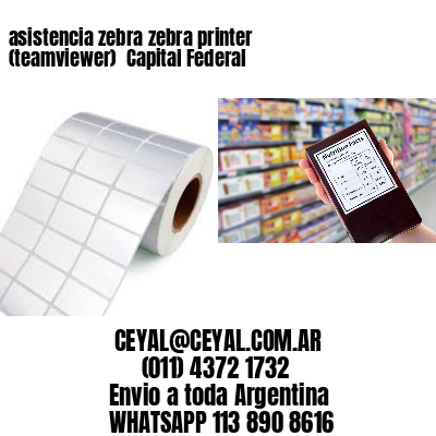 asistencia zebra zebra printer (teamviewer)  Capital Federal