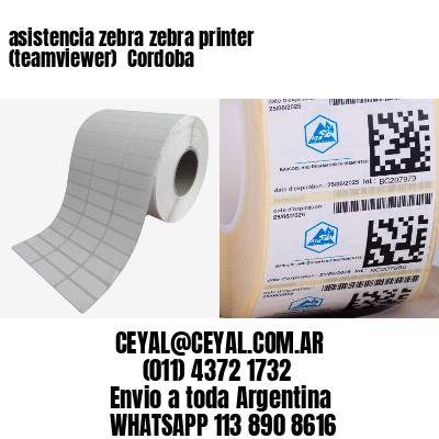 asistencia zebra zebra printer (teamviewer)  Cordoba