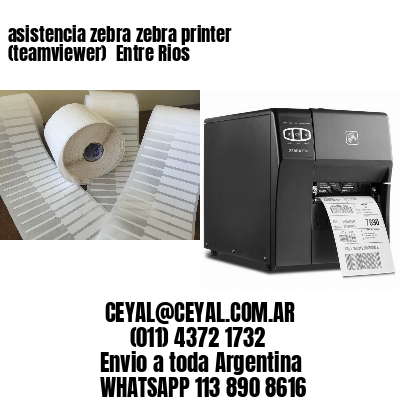 asistencia zebra zebra printer (teamviewer)  Entre Rios