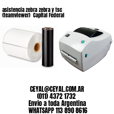 asistencia zebra zebra y tsc (teamviewer)  Capital Federal