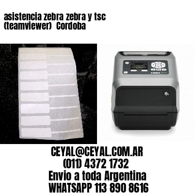asistencia zebra zebra y tsc (teamviewer)  Cordoba