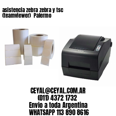 asistencia zebra zebra y tsc (teamviewer)  Palermo