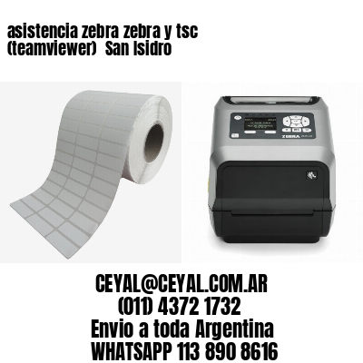 asistencia zebra zebra y tsc (teamviewer)  San Isidro