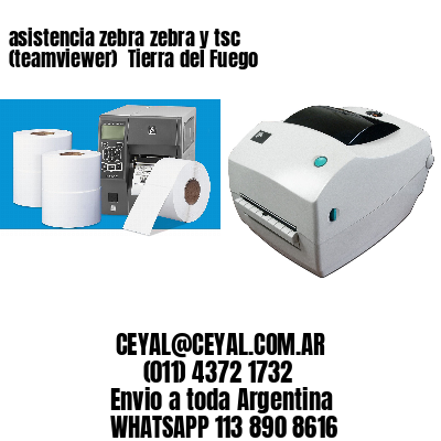 asistencia zebra zebra y tsc (teamviewer)  Tierra del Fuego