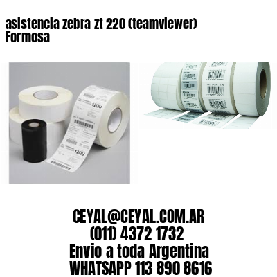asistencia zebra zt 220 (teamviewer)  Formosa
