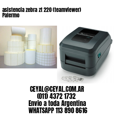 asistencia zebra zt 220 (teamviewer)  Palermo