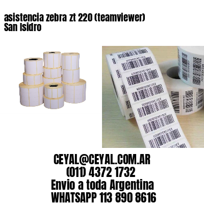 asistencia zebra zt 220 (teamviewer)  San Isidro