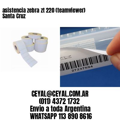 asistencia zebra zt 220 (teamviewer)  Santa Cruz
