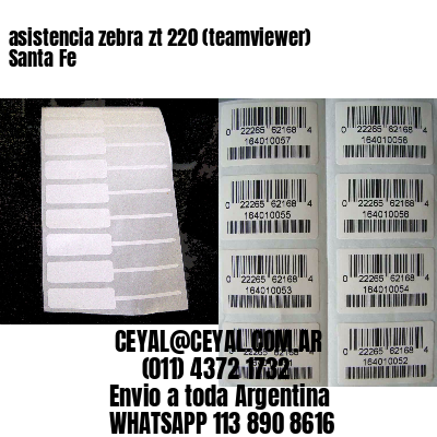 asistencia zebra zt 220 (teamviewer)  Santa Fe