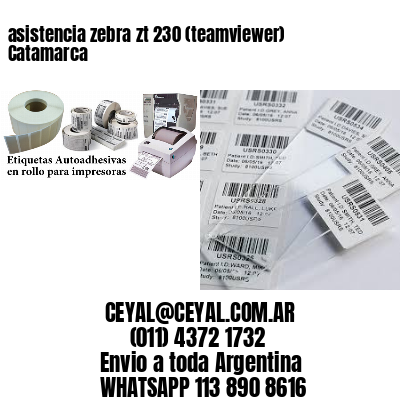 asistencia zebra zt 230 (teamviewer)  Catamarca