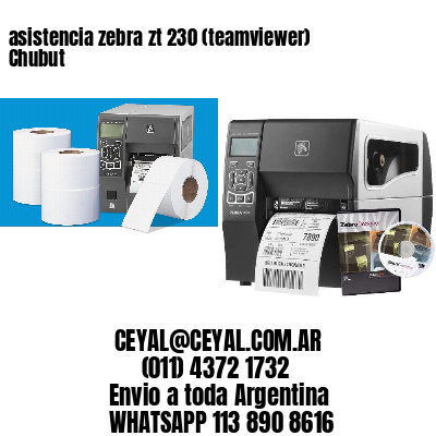 asistencia zebra zt 230 (teamviewer)  Chubut