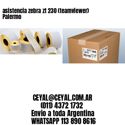 asistencia zebra zt 230 (teamviewer)  Palermo